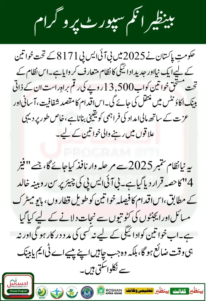 BISP 8171 New Bank Payment System